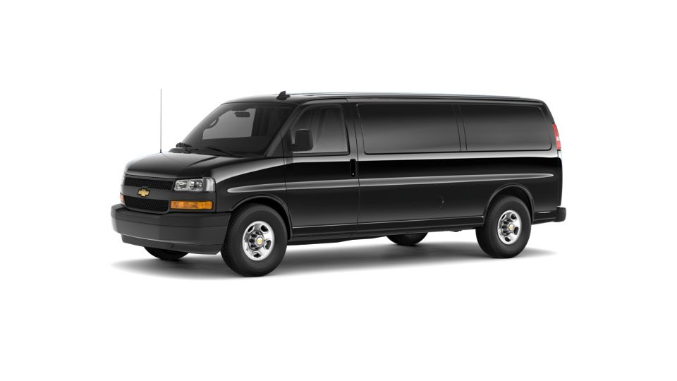 black chevy express van
