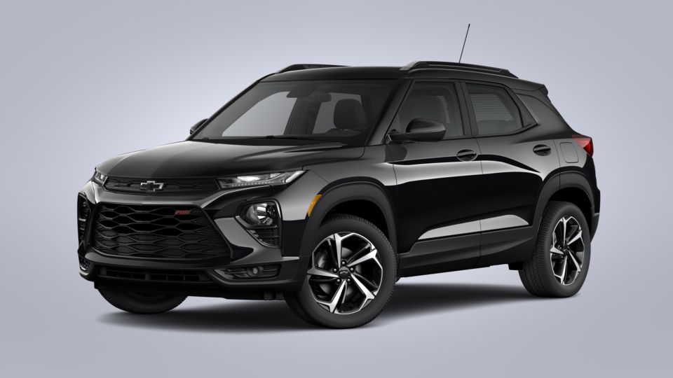 new 2021 chevrolet trailblazer rs in mosaic black metallic