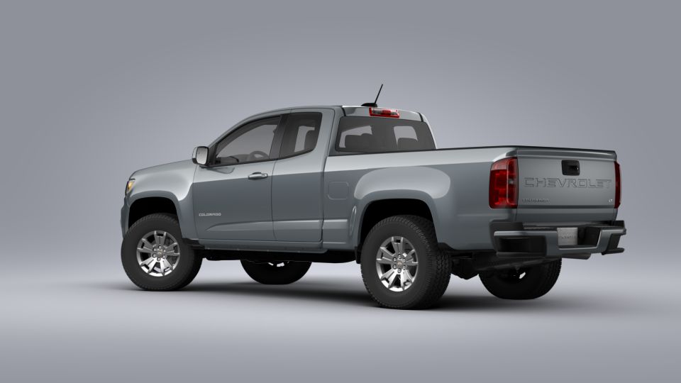 Satin Steel Metallic 2021 Chevrolet Colorado Extended Cab Long Box 2