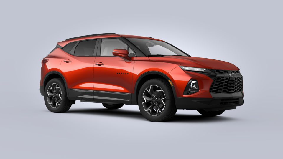 New Cayenne Orange Metallic 2021 Chevrolet Blazer RS AWD ...