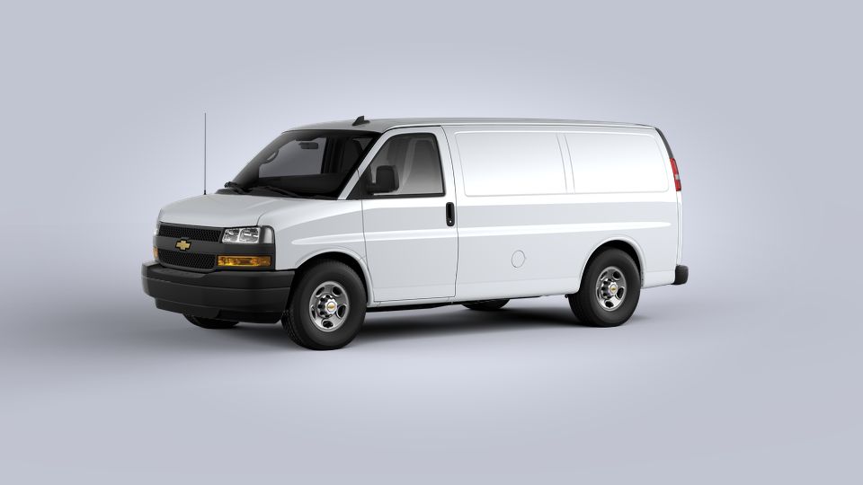 Summit White 2021 Chevrolet Express Cargo Van 3500 Regular Wheelbase ...