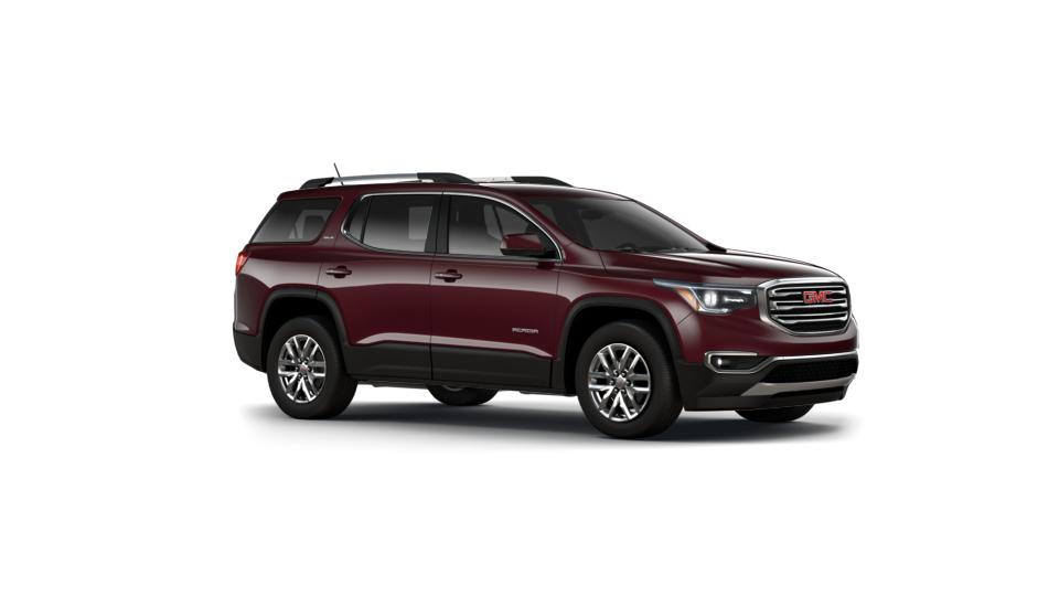 Used 2018 GMC Acadia FWD SLE2 in Black Cherry Metallic