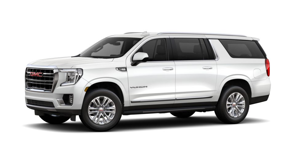 new 2021 gmc yukon xl 4wd 4dr slt in white frost tricoat