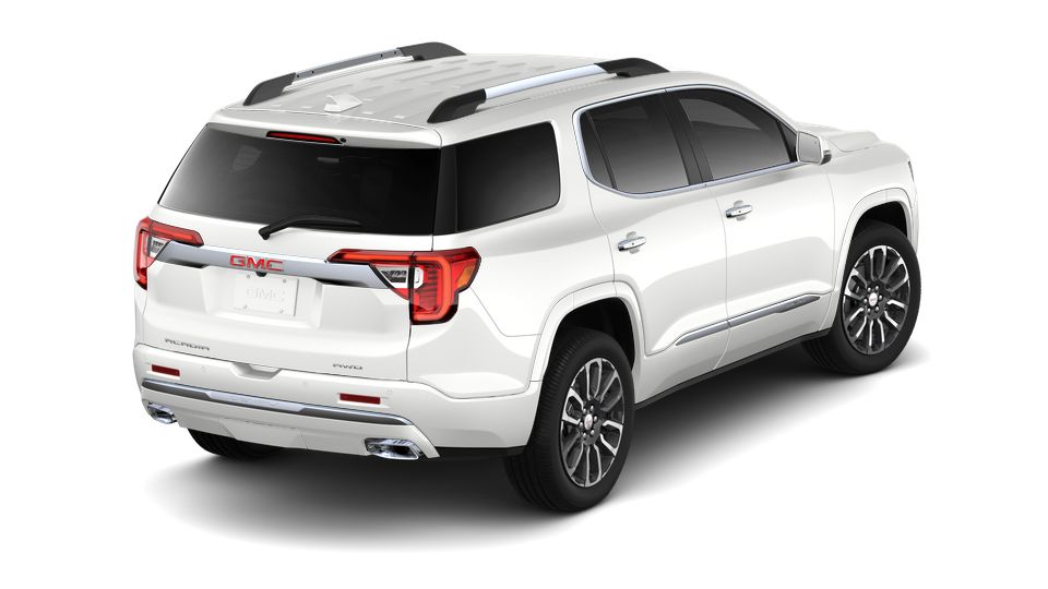 New 2021 Gmc Acadia Awd Denali In White Frost Tricoat For Sale In