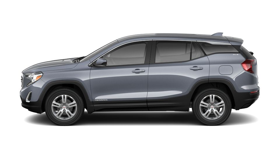 New 2021 GMC Terrain AWD 4dr SLE in Satin Steel Metallic for sale in