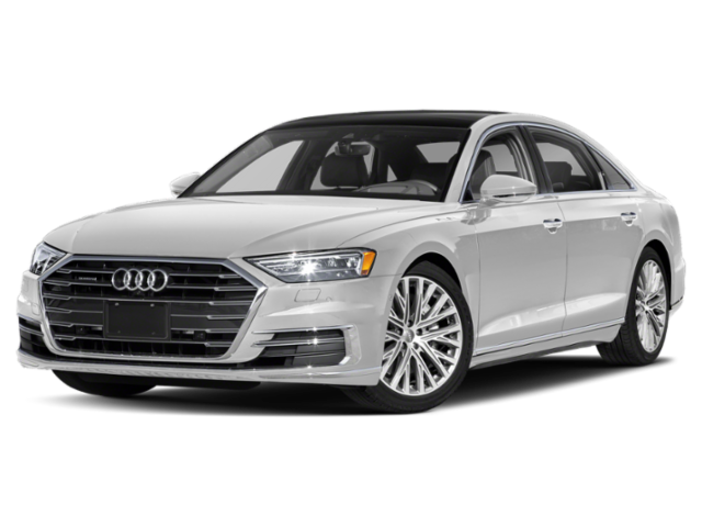 Glacier White Metallic 2019 Audi A8 L for Sale at Bergstrom Automotive ...