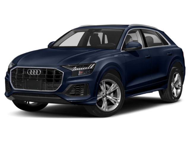 New 2019 Audi Q8 Navarra Blue Metallic: Suv for Sale - WA1EVBF10KD031189