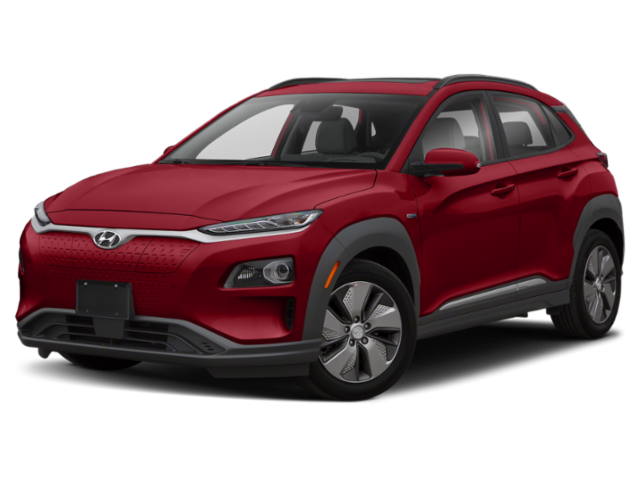 Kona EV SEL Pulse Red w/Black Roof