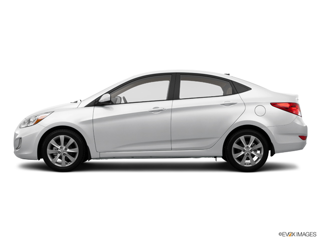 2014 Hyundai Accent GLS Century White 4D Sedan. A Hyundai Accent at ...