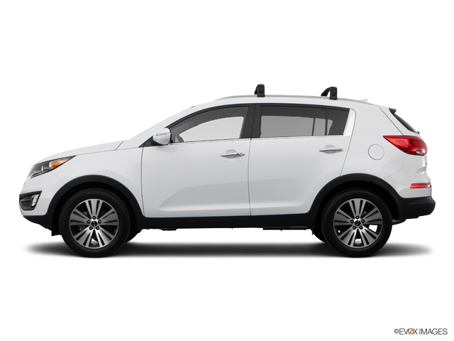 2014 Kia Sportage SX Clear White AWD SX 4dr SUV. A Kia Sportage at ...