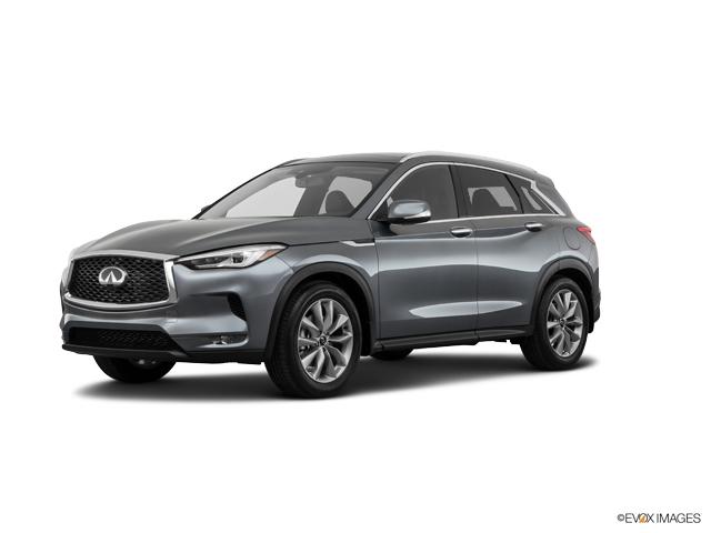 A 2020 INFINITI QX50 in Elkhorn NE dealer INFINITI of Omaha. Graphite ...