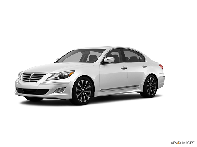 2012 Hyundai Genesis 5.0L White Satin Pearl 4D Sedan. A Hyundai Genesis ...